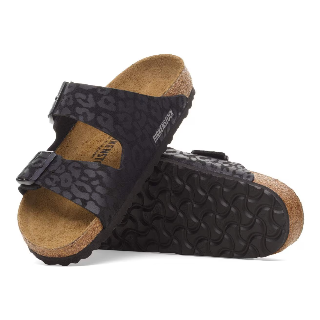 Birkenstock Arizona – Sandalo in Materiale Sintetico con Stampa Leopardata