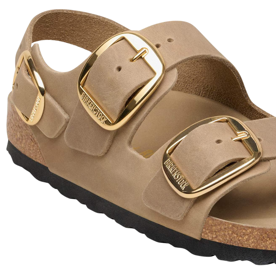 Birkenstock Milano Big Buckle – Sandalo in Pelle Nabuk Oliata
