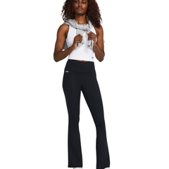Under Armour UA Motion Flare Pantaloni Donna Black/White - Pantaloni Sportivi Flare Vita Alta