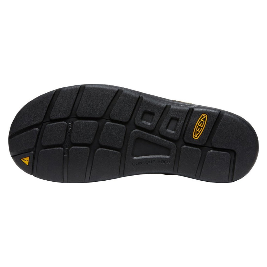 KEEN Uneek Sandali Uomo Dark Olive/Black - Sandalo Outdoor Cordini PET Riciclato
