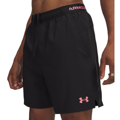 Under Armour UA Vanish Woven DC Shorts Uomo Ultimate Black/Bittersweet Pink — Pantaloncini Allenamento Asciugatura Rapida