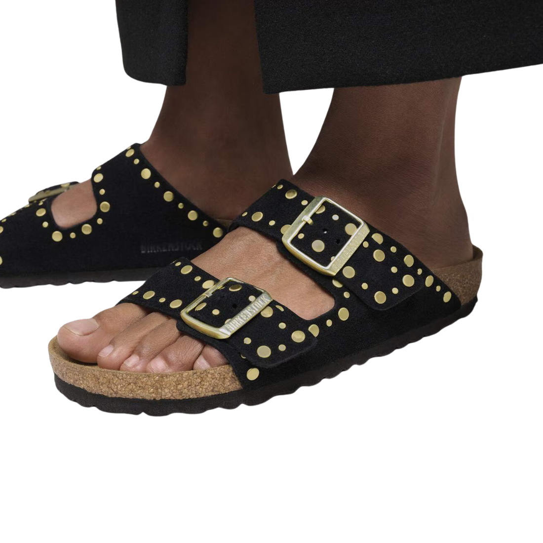 Birkenstock Arizona Rivet – Sandalo in Pelle Scamosciata con Rivetti