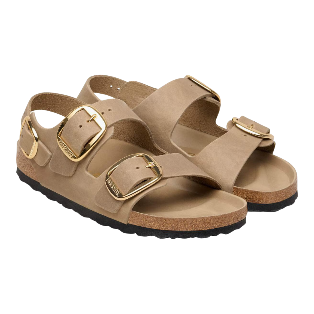 Birkenstock Milano Big Buckle – Sandalo in Pelle Nabuk Oliata