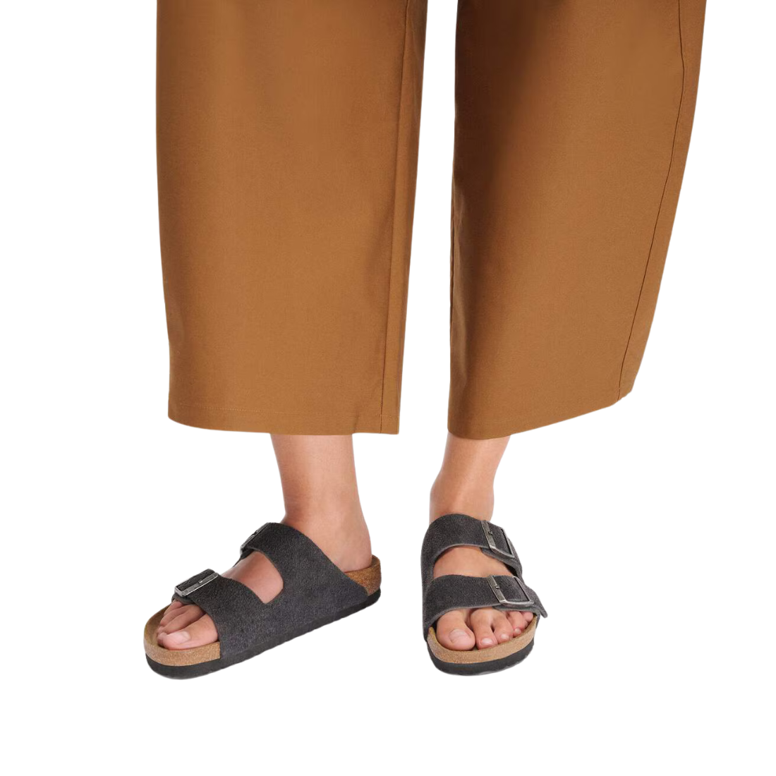 Birkenstock Arizona – Sandalo in Pelle Scamosciata con Dettagli Coordinati