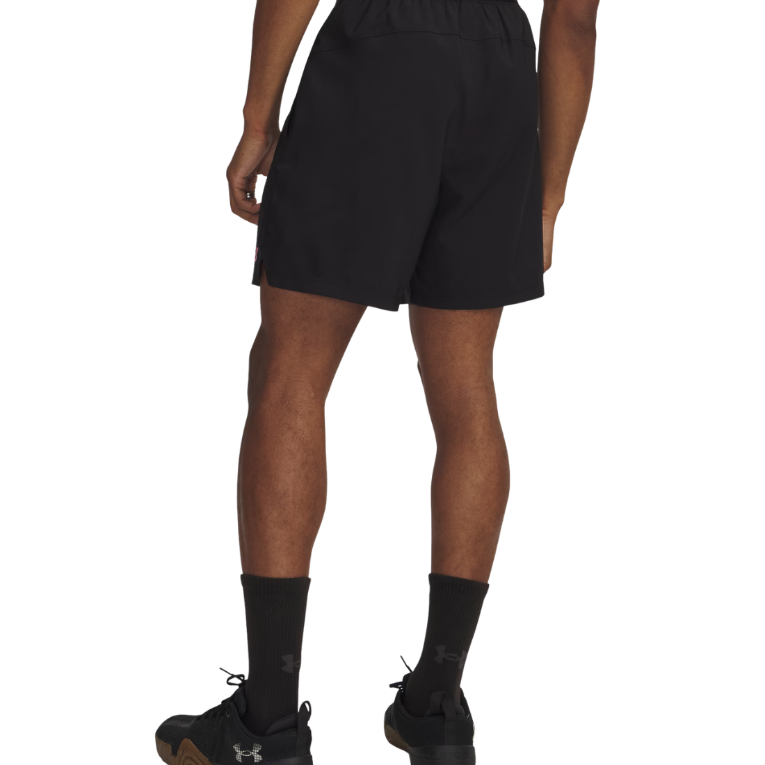 Under Armour UA Vanish Woven DC Shorts Uomo Ultimate Black/Bittersweet Pink — Pantaloncini Allenamento Asciugatura Rapida