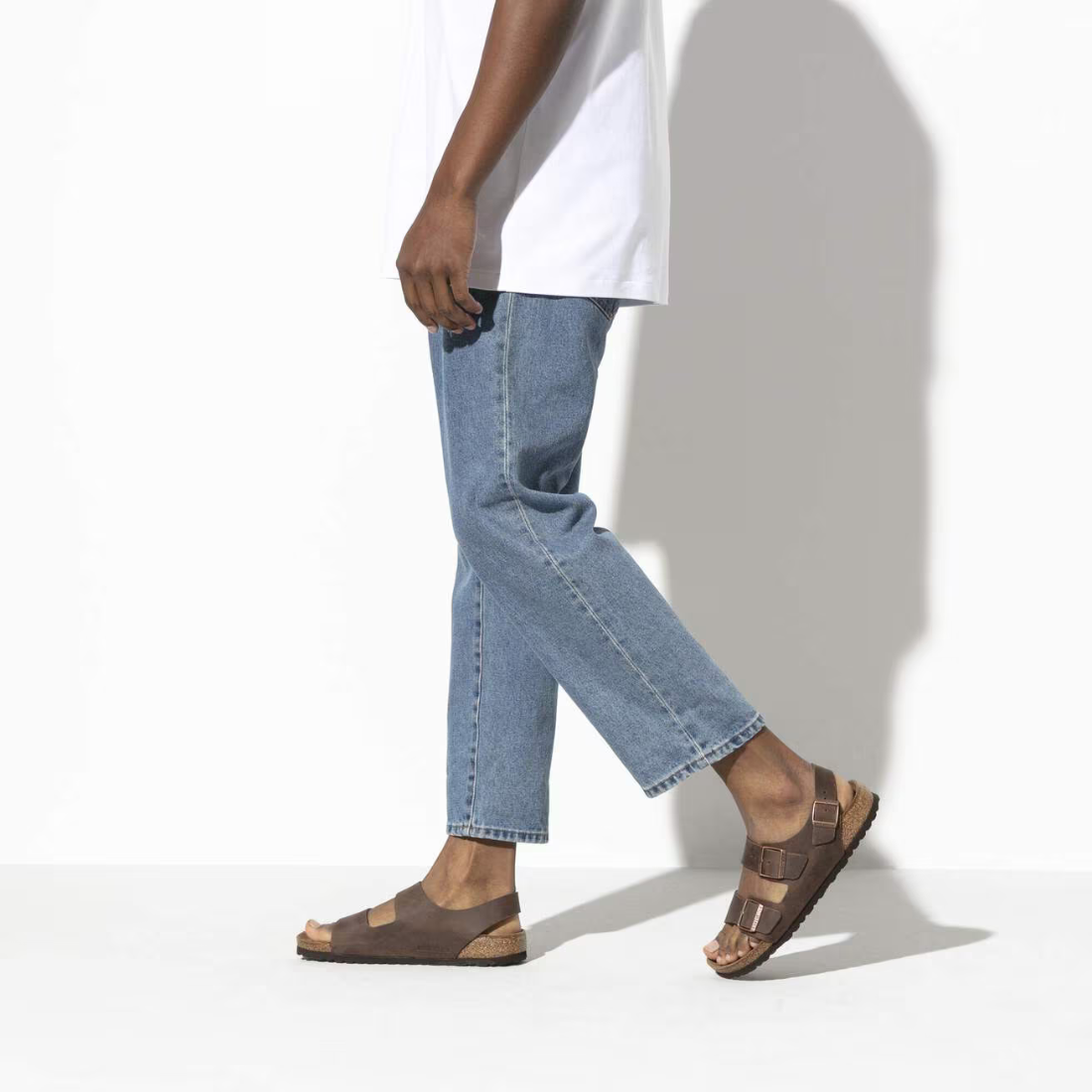 Birkenstock Milano – Sandalo in Pelle Nabuk Oliata