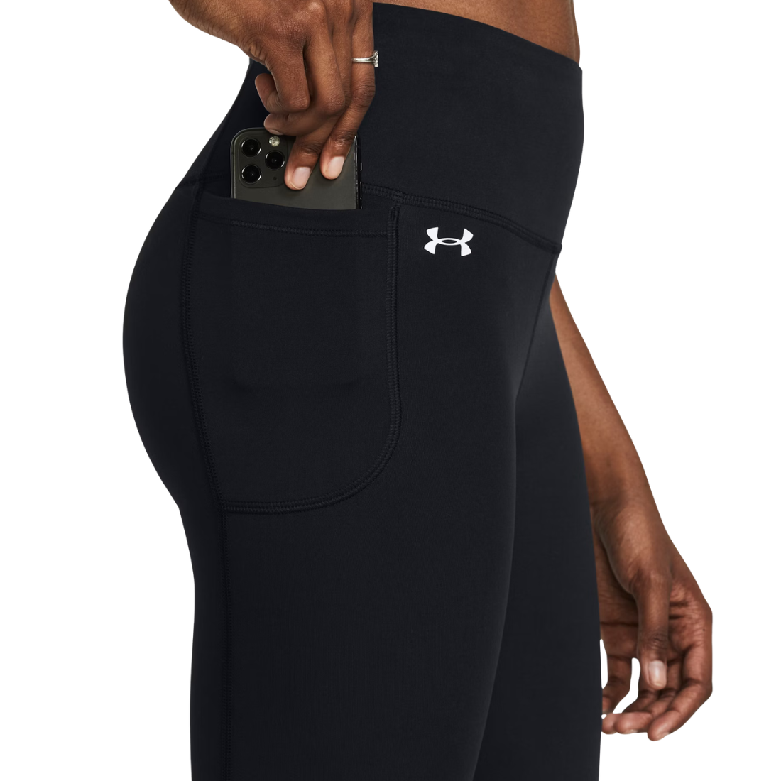 Under Armour UA Motion Flare Pantaloni Donna Black/White - Pantaloni Sportivi Flare Vita Alta