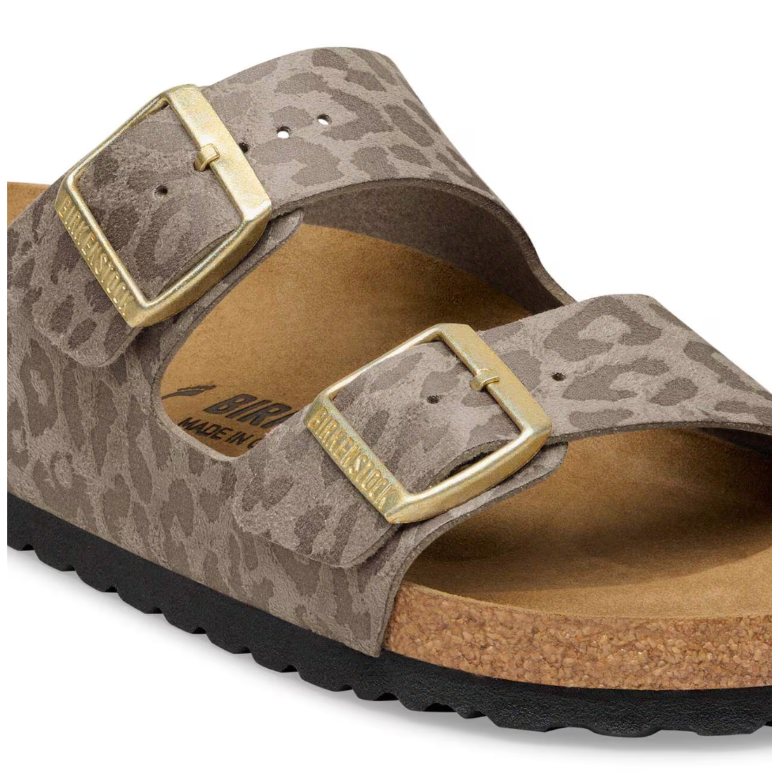 Birkenstock Arizona Synthetik – SYN Leo Grey Taupe Donna