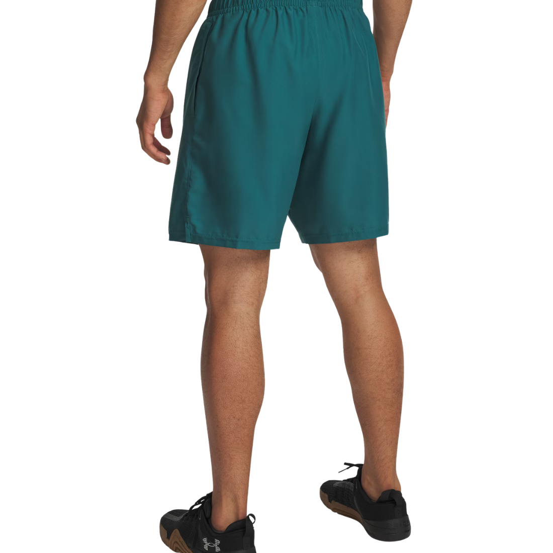 Under Armour UA Tech Woven Wordmark Shorts 21 cm Uomo Rack Green/Black - Pantaloncini Allenamento