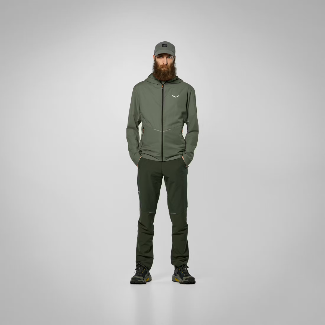 Salewa Pedroc Wind – Giacca Antivento con Cappuccio Uomo