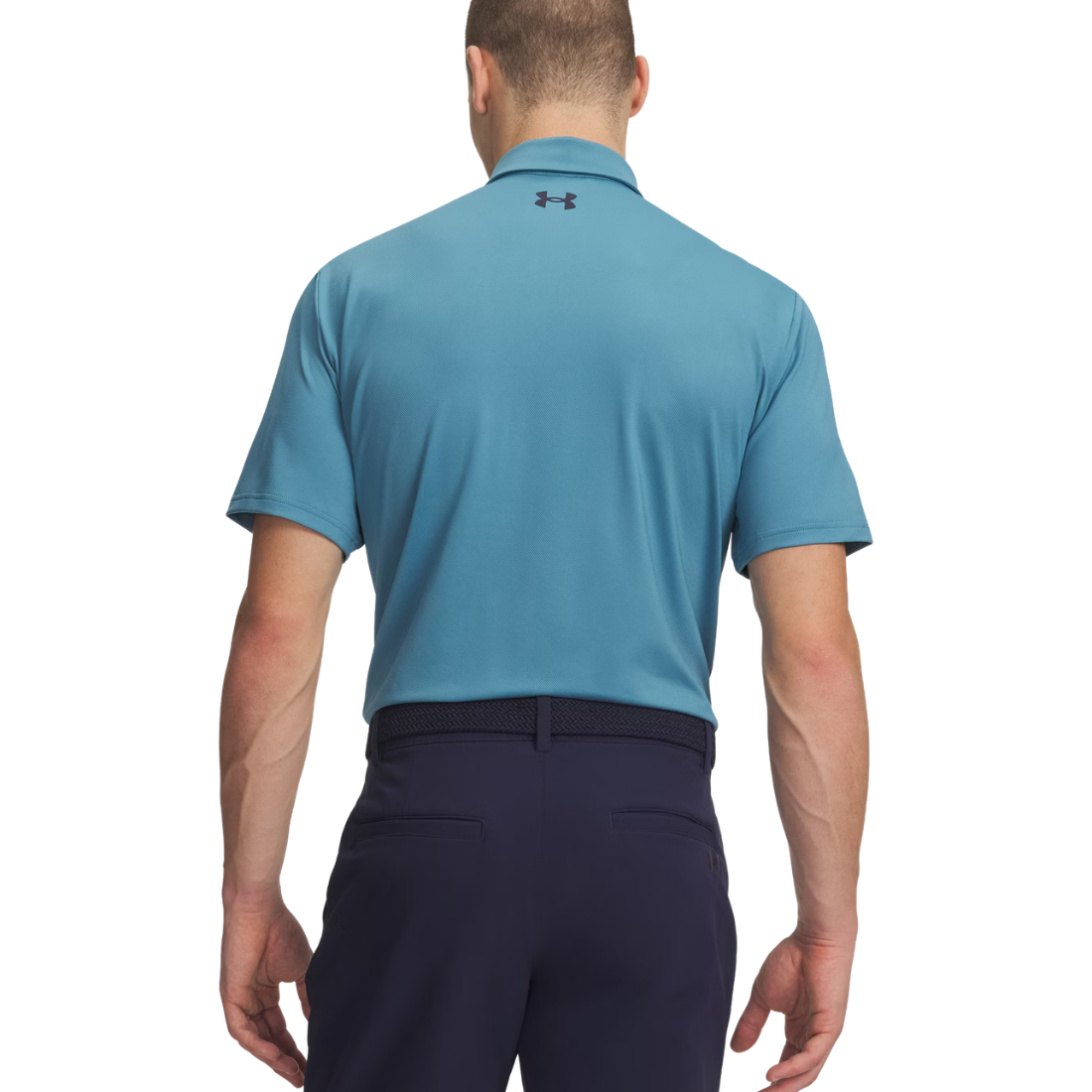Under Armour UA Matchplay Polo Uomo Boundless Blue/Midnight Navy — Polo Tecnica Golf