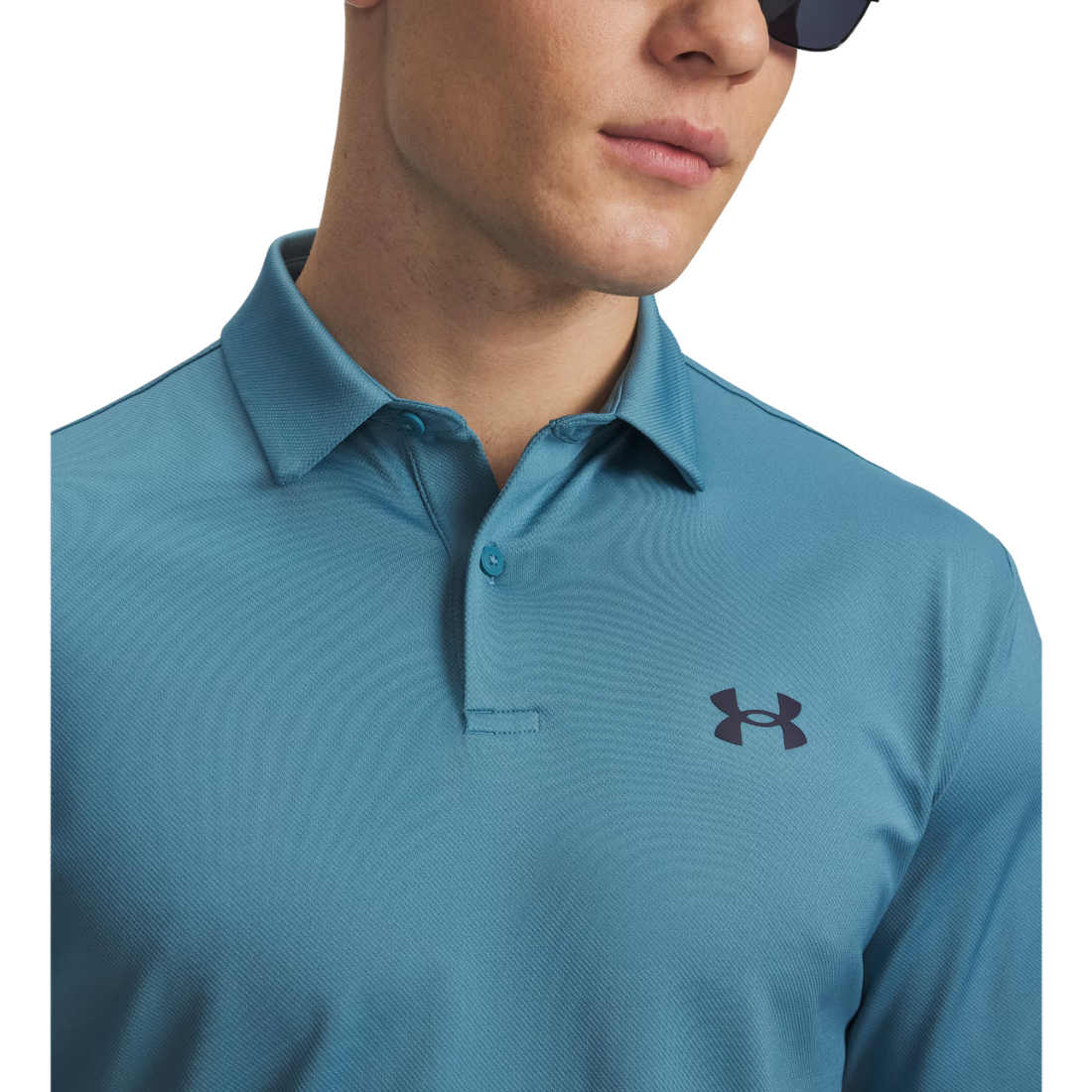 Under Armour UA Matchplay Polo Uomo Boundless Blue/Midnight Navy — Polo Tecnica Golf