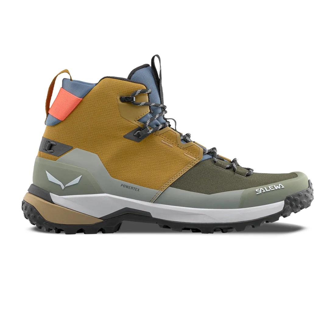 Scarponi Salewa Puez 2 mid PTX brown Uomo