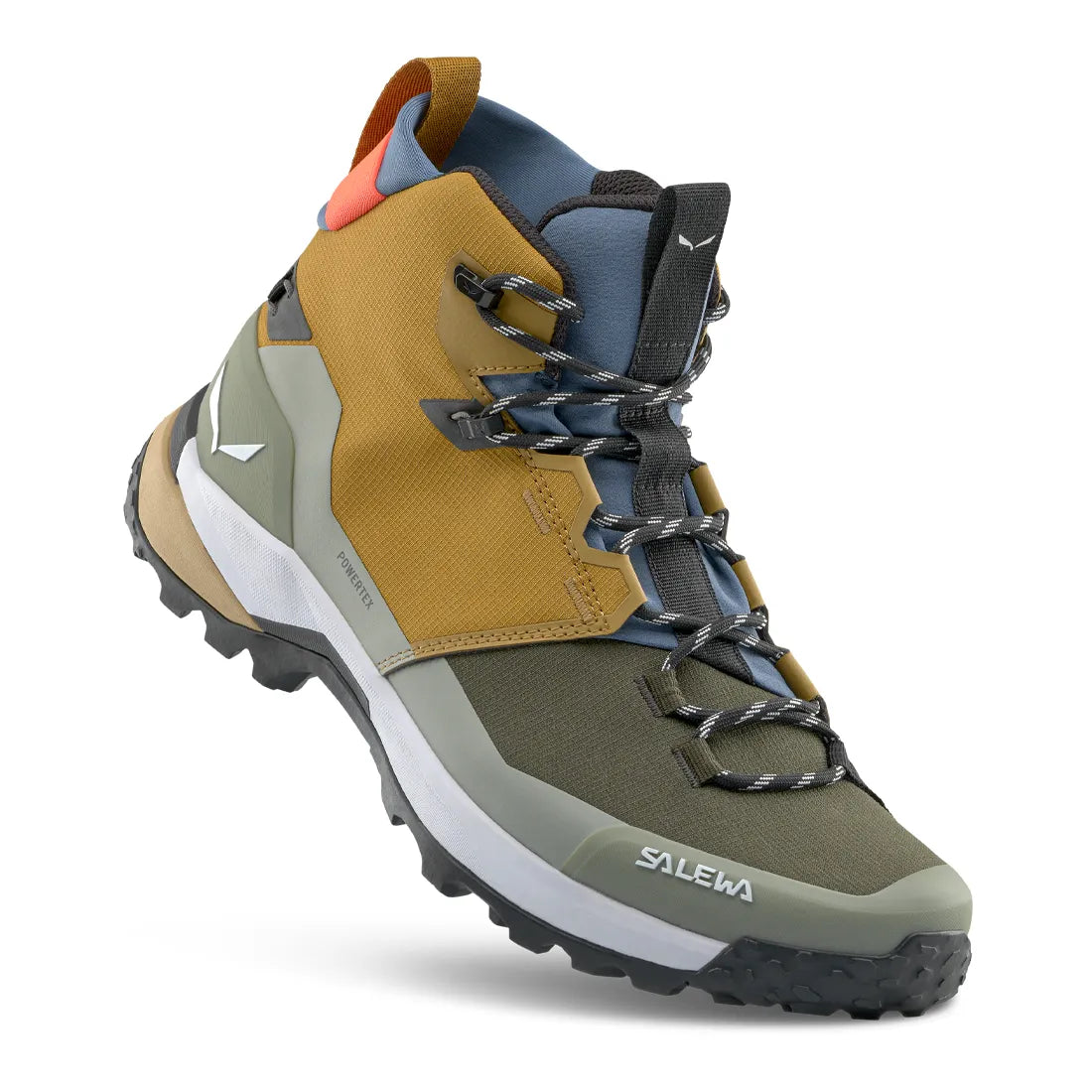 Scarponi Salewa Puez 2 mid PTX brown Uomo