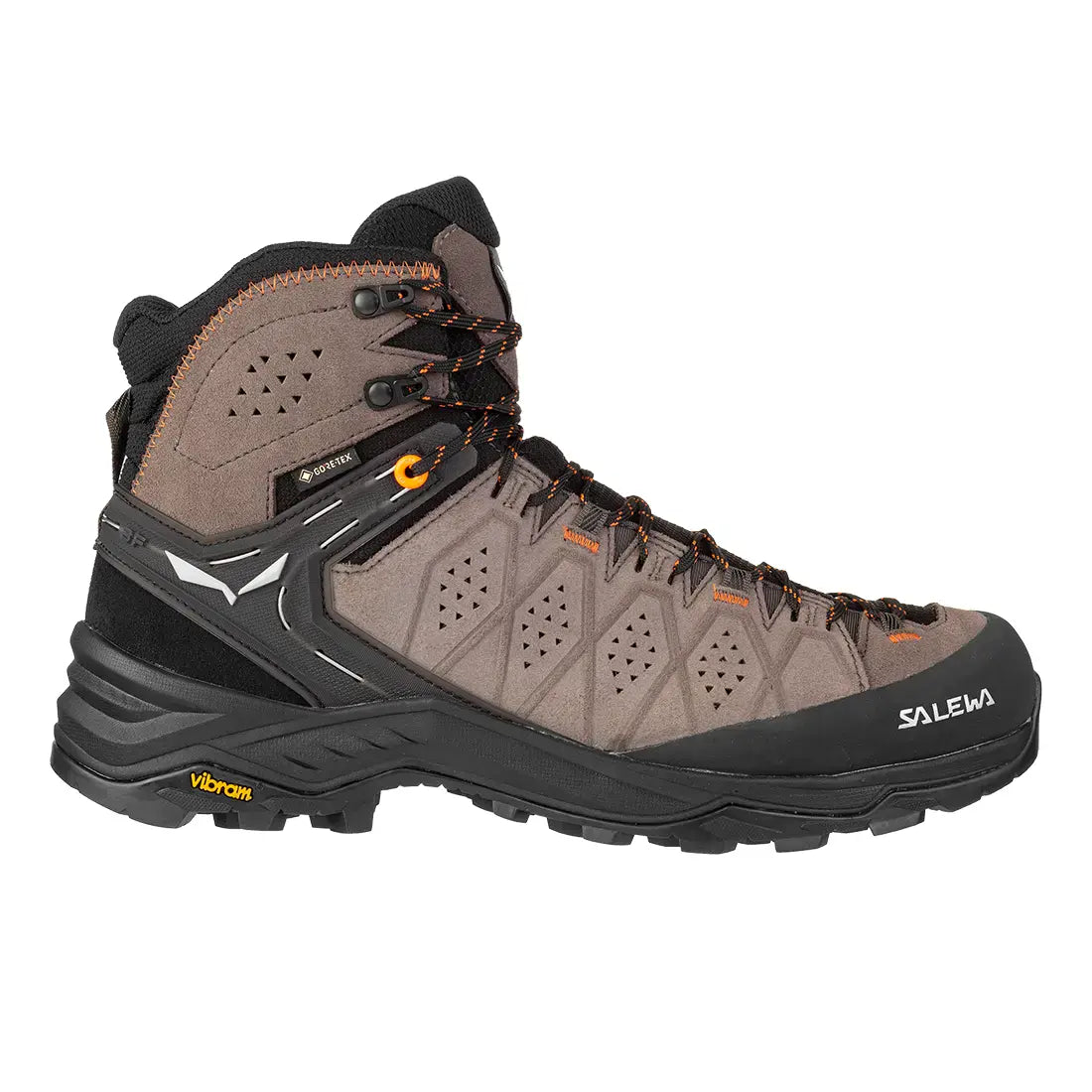 Scarponi Salewa Alp Trainer 2 Mid Gtx wallnut Uomo