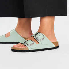 Birkenstock Arizona Big Buckle surf green donna