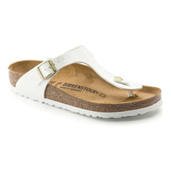 Birkenstock Gizeh patent white