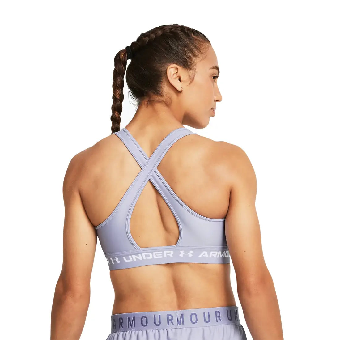 Top Under Armour Cross Back Mid Donna