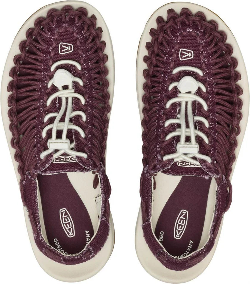 KEEN Uneek Canvas Sandali Donna – Fig/Birch