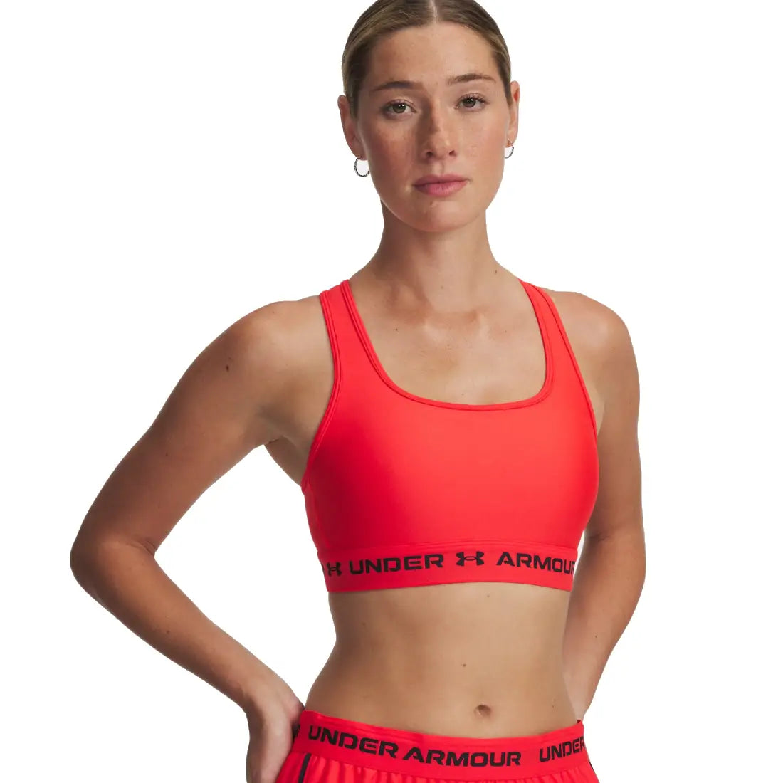Top Under Armour Cross Back Mid Donna