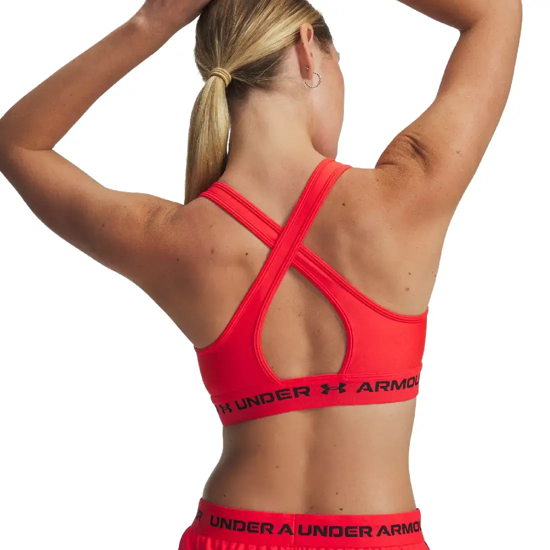 Top Under Armour Cross Back Mid Donna
