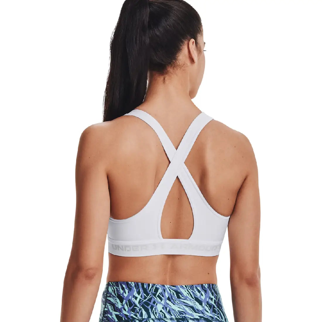 Top Under Armour Cross Back Mid Donna