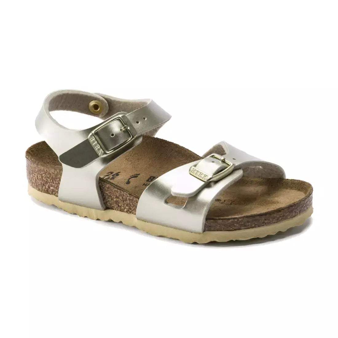 Birkenstock Rio electric metallic gold Bambina