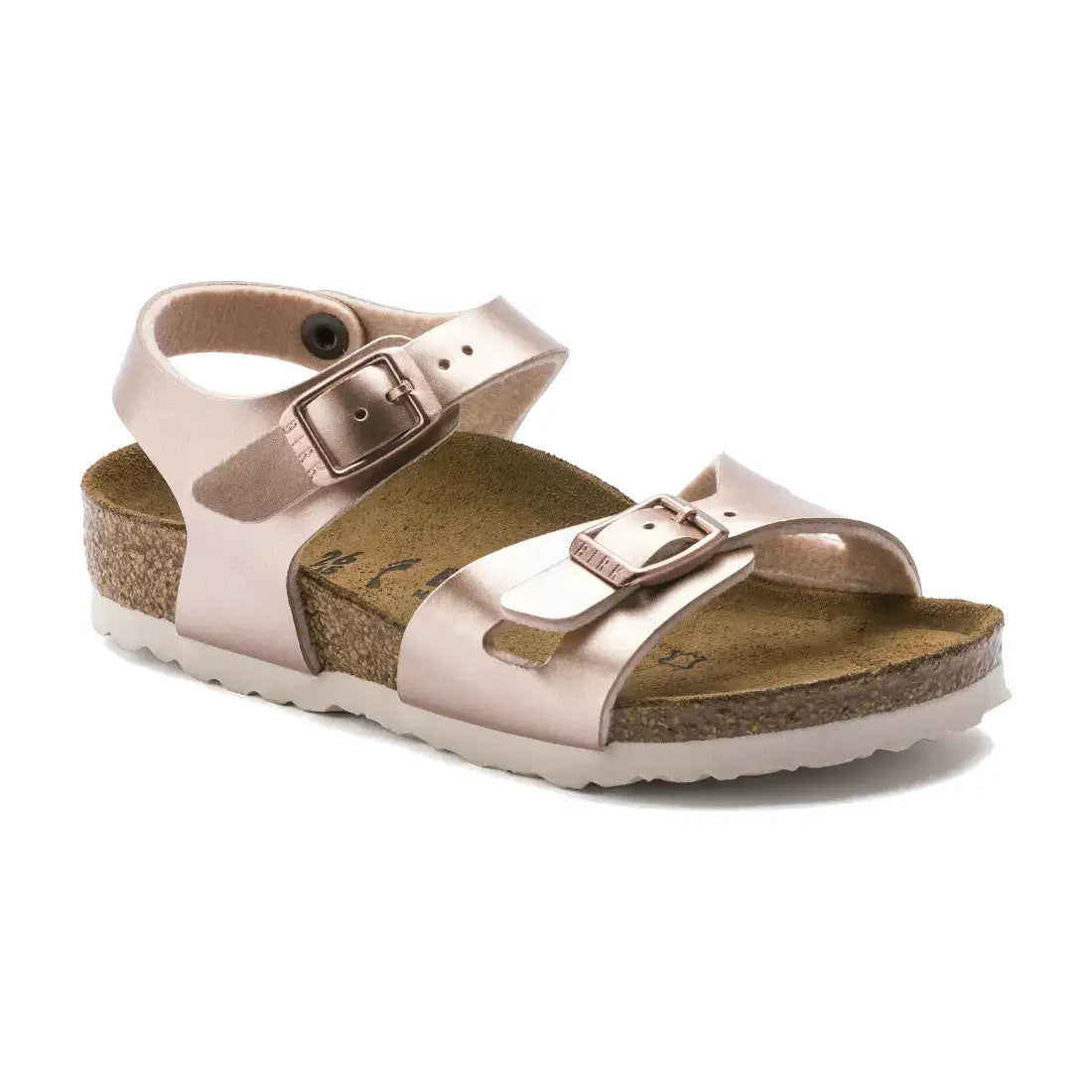 Birkenstock Rio electric metallic copper Bambina