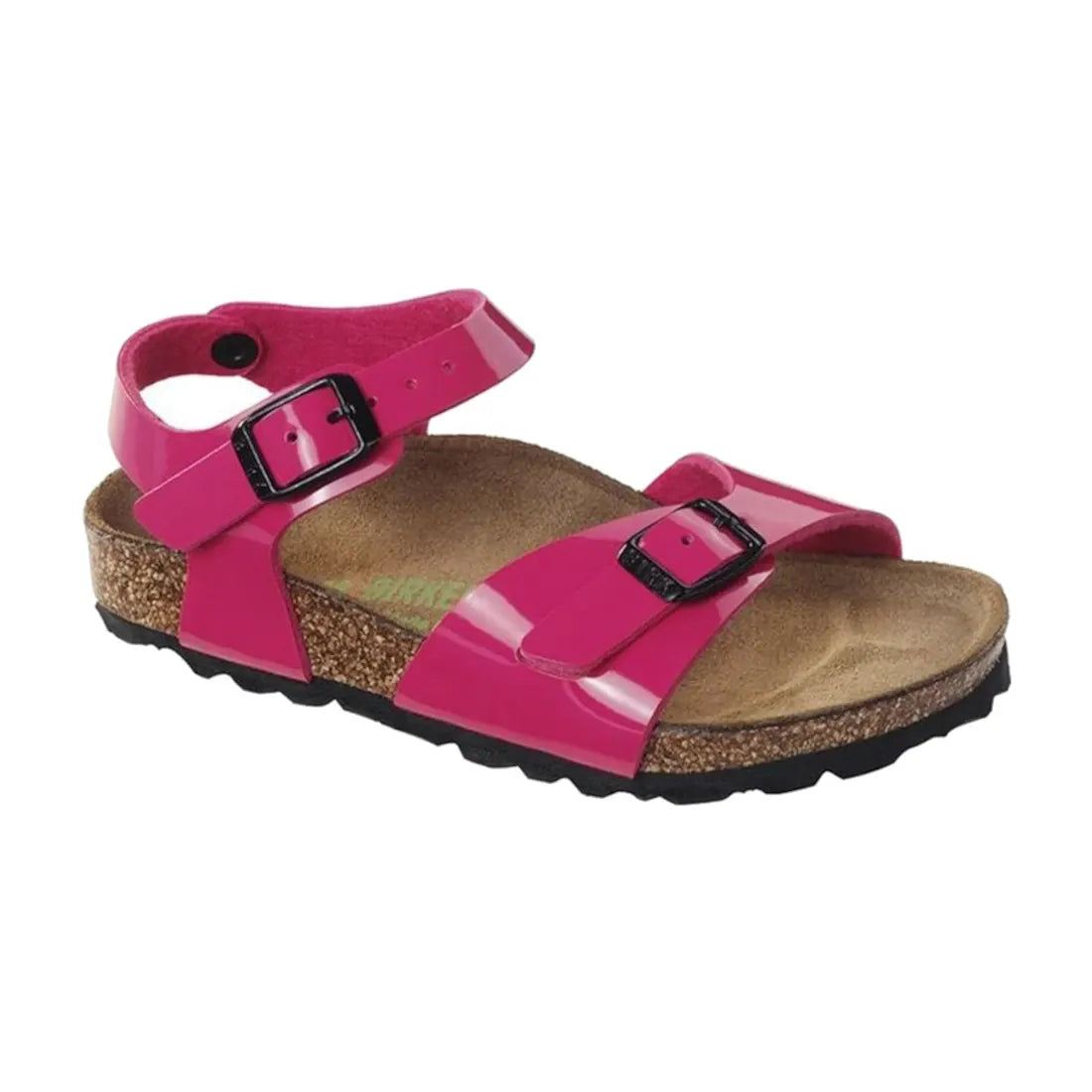 Birkenstock Rio lack pink Bambina