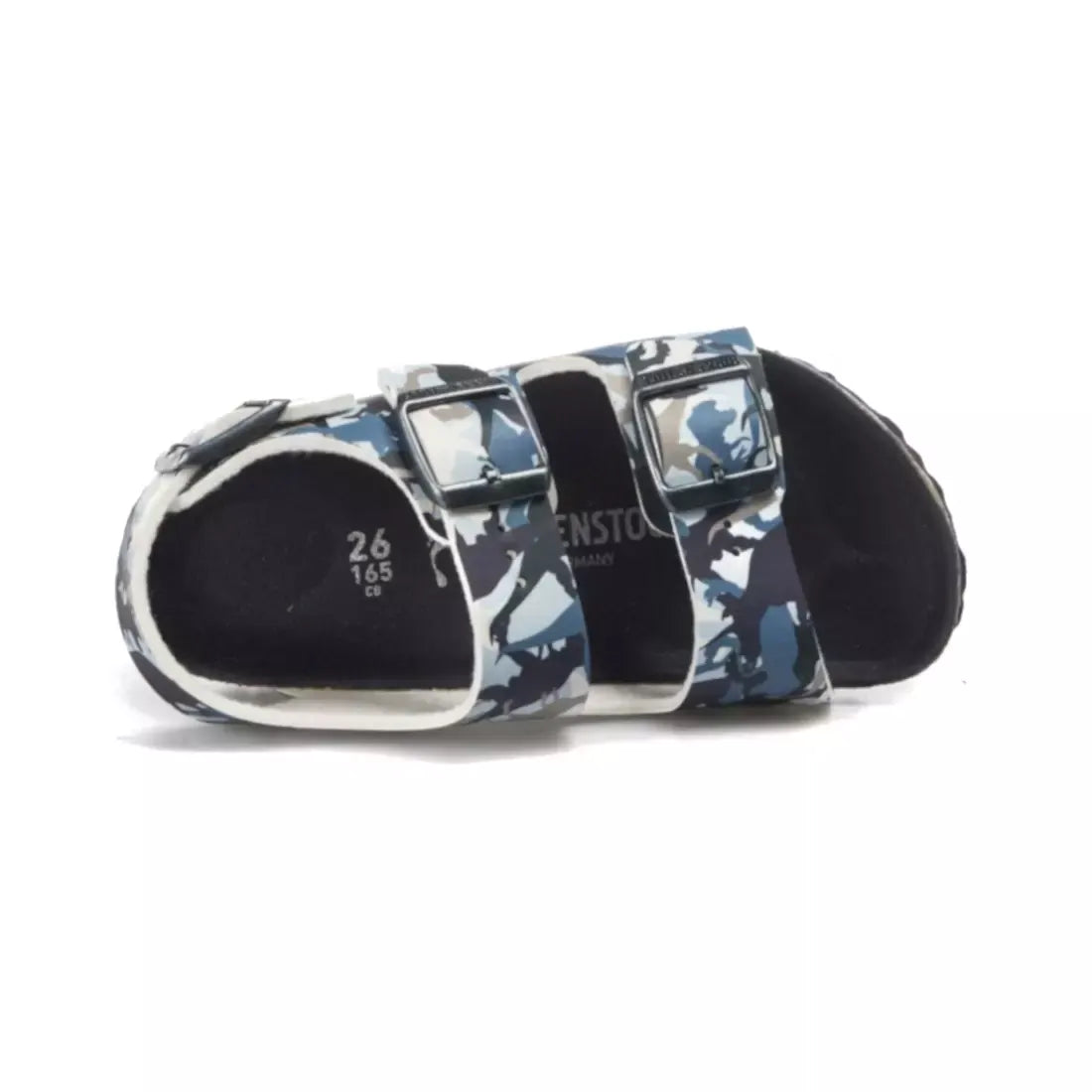 Birkenstock Milano dino camo blue Bambino